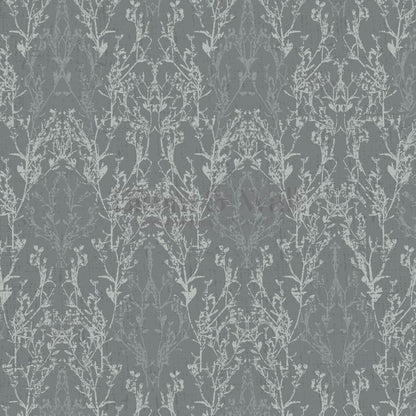 Almeta Delicate Lace Slate Wallpaper