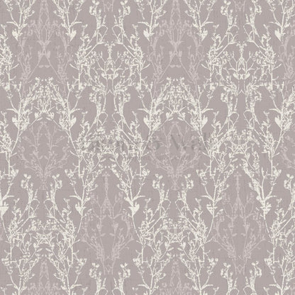 Almeta Delicate Lace Plum Wallpaper