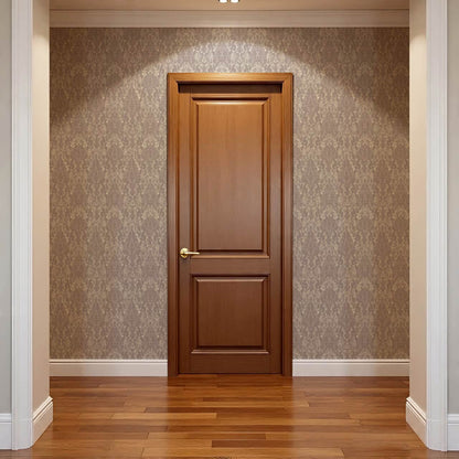 Almeta Delicate Lace Plum Wallpaper