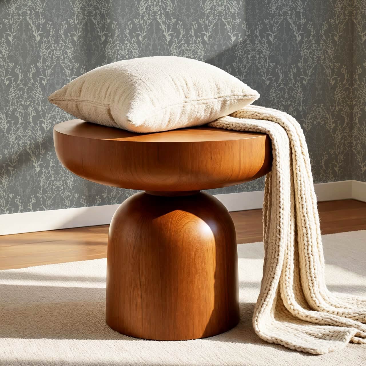 Almeta Delicate Lace Slate Wallpaper