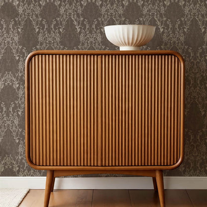 Almeta Delicate Lace Wet Clay Wallpaper