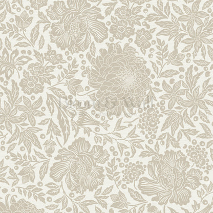 Amanda Botanical Garden Beige Wallpaper
