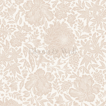 Amanda Botanical Garden Blush Wallpaper