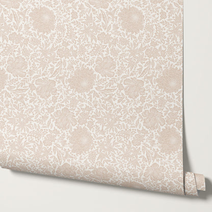 Amanda Botanical Garden Blush Wallpaper