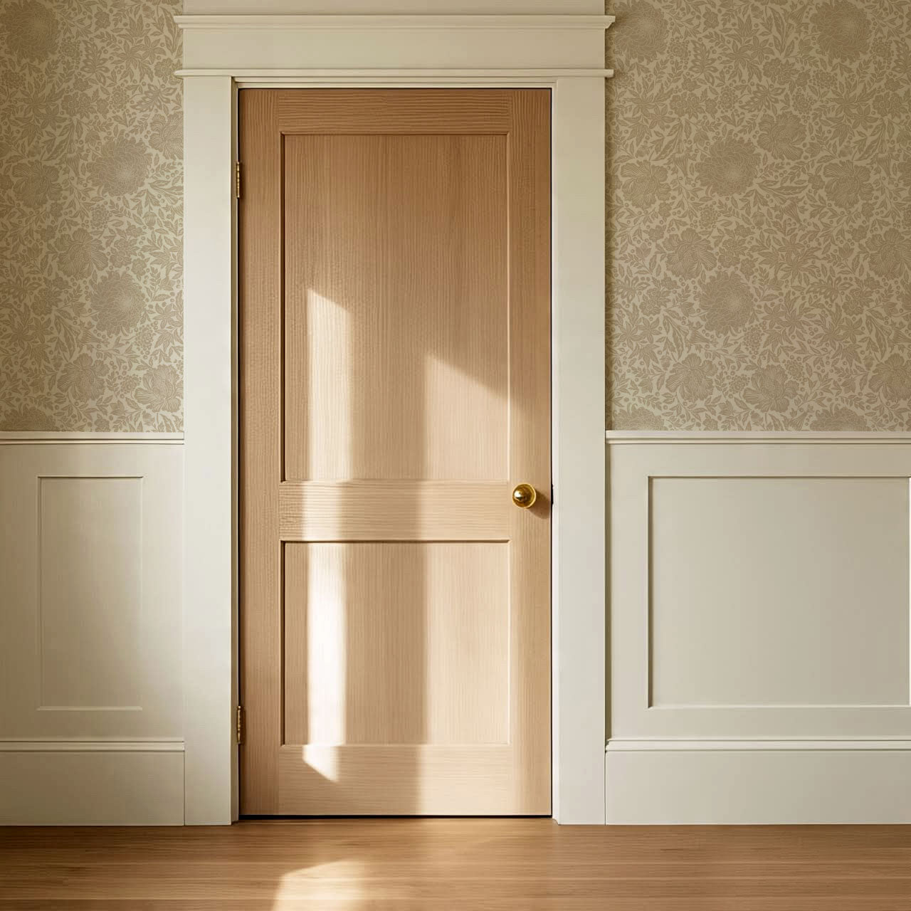 Amanda Botanical Garden Beige Wallpaper