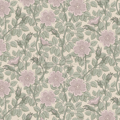 Amara Dog Rose Lavender Wallpaper