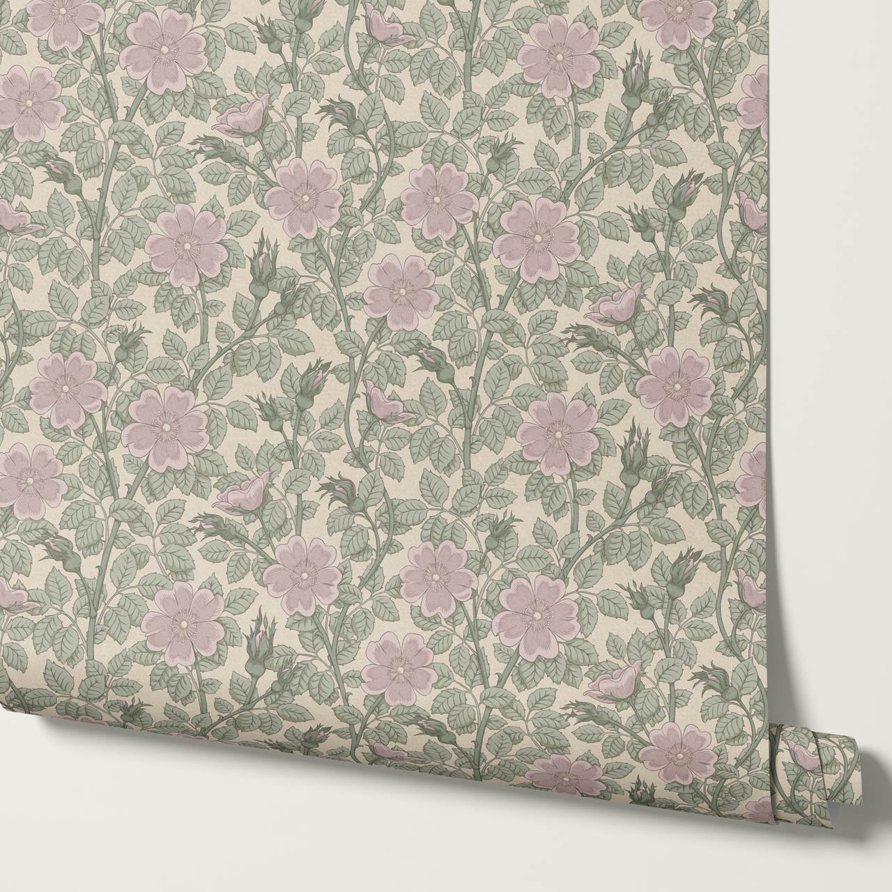 Amara Dog Rose Lavender Wallpaper