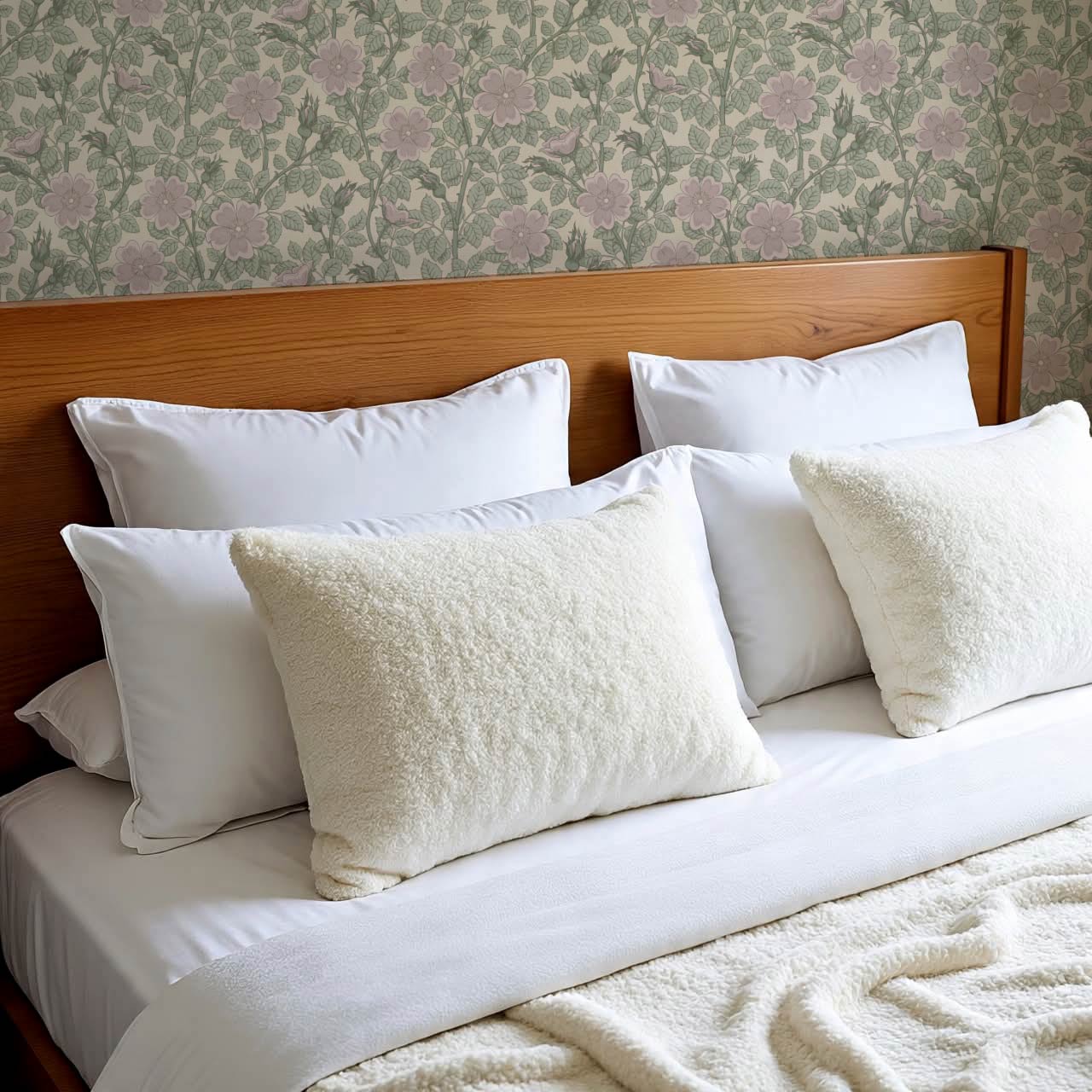 Amara Dog Rose Lavender Wallpaper