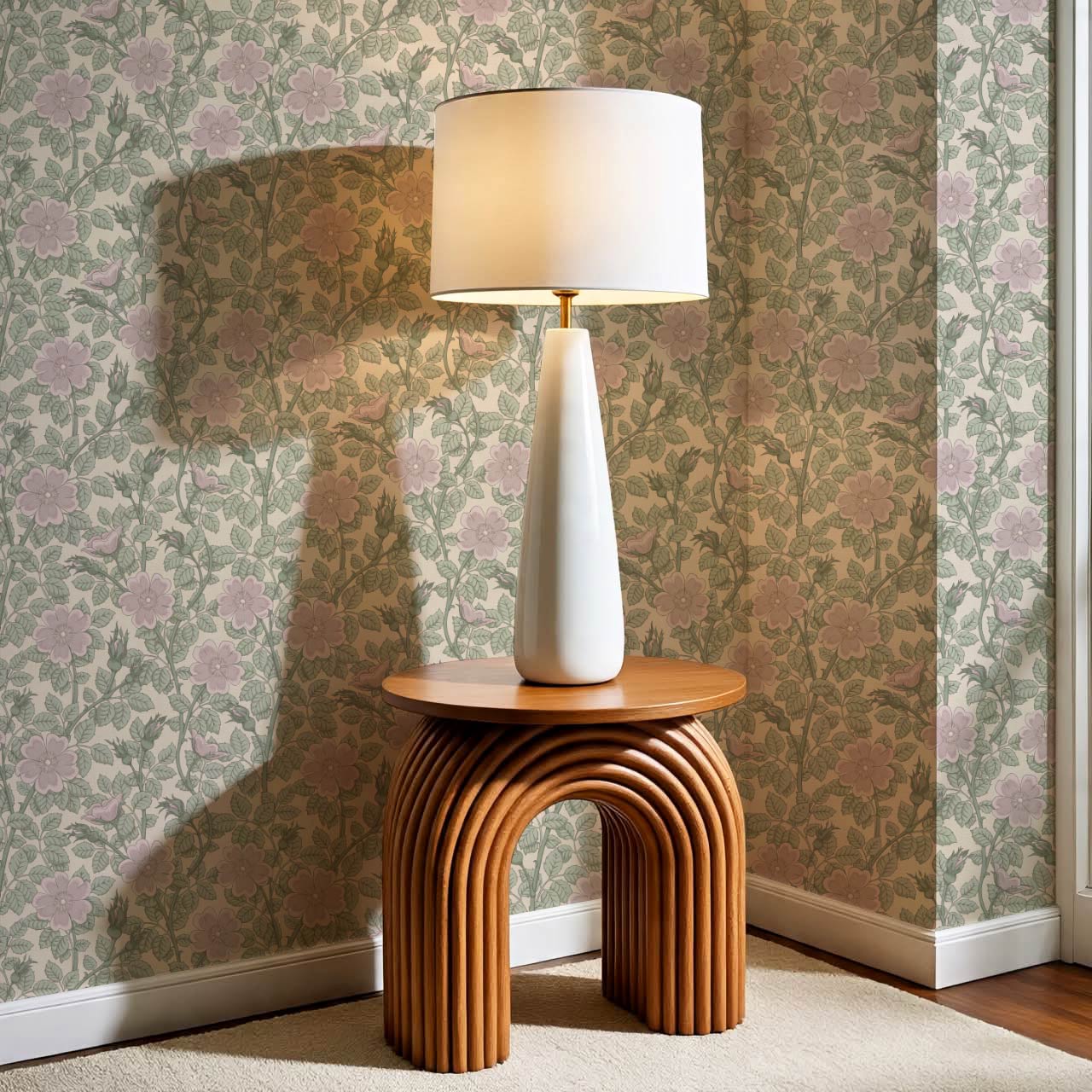 Amara Dog Rose Lavender Wallpaper