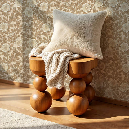 Amara Dog Rose Tan Wallpaper