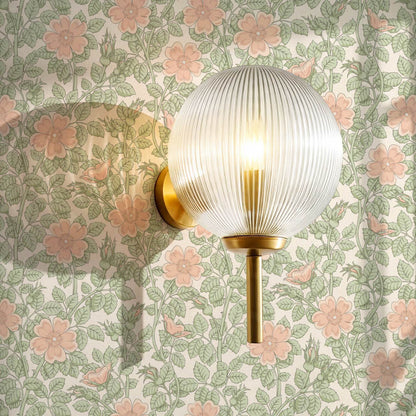 Amara Dog Rose Peach Pink Wallpaper