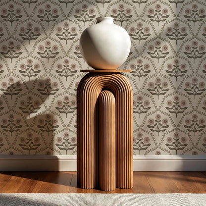 Ana Lumen Bloom Stone Rose Dust Wallpaper