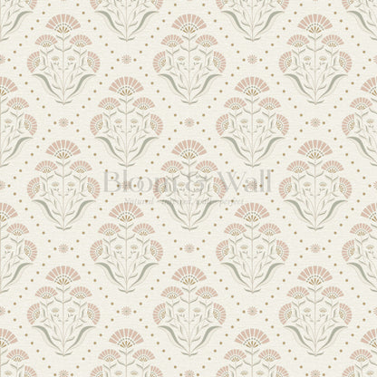 Anais Florals Rose Dust Wallpaper