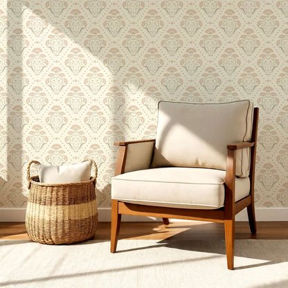 Anais Florals Rose Dust Wallpaper