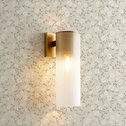 Anastasia Flowering Vines Neutral Wallpaper