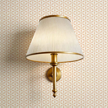 Aneta Petal Lattice Cream Peach Wallpaper