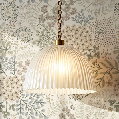 Anette Floriography Weeds Neutral Beige Wallpaper