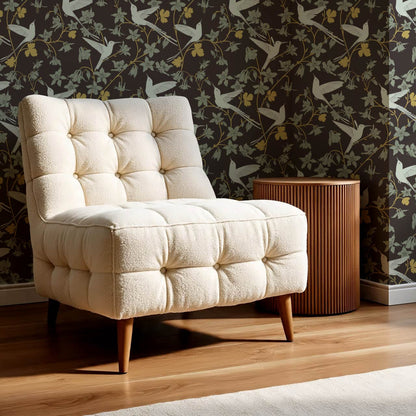 Angela Birdsong & Bloom Deep Brown Sage Wallpaper