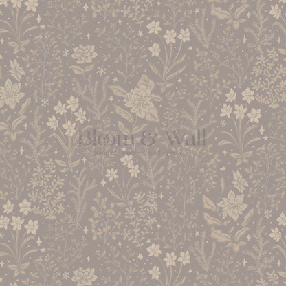 Antonella Delicate Blooms Cinnamon Wallpaper