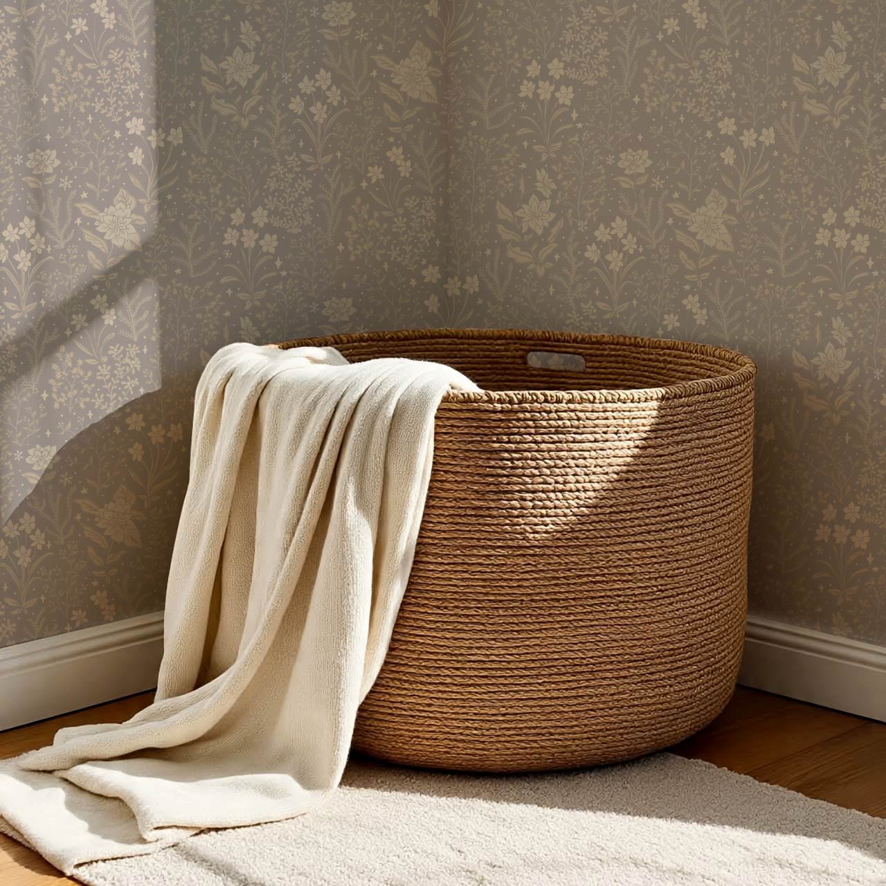 Antonella Delicate Blooms Cinnamon Wallpaper