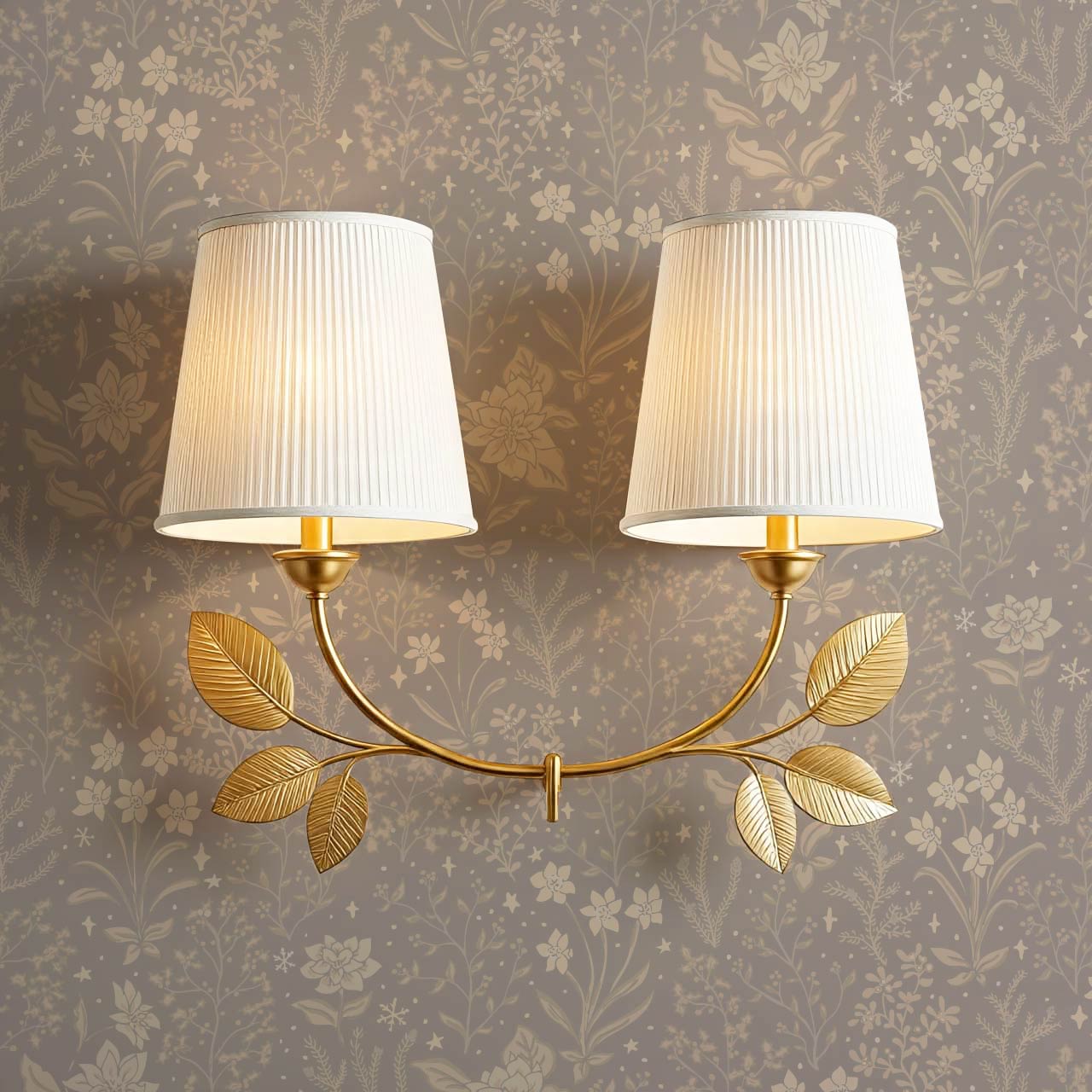 Antonella Delicate Blooms Cinnamon Wallpaper