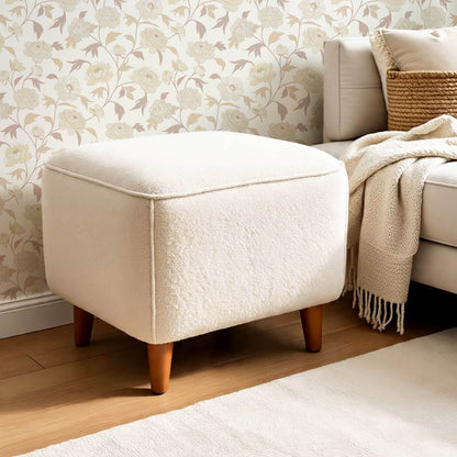 Antonia Peonies Neutral Fawn Wallpaper