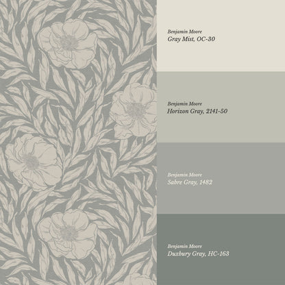 Ari Wexford Bloom Dusty Sage Wallpaper