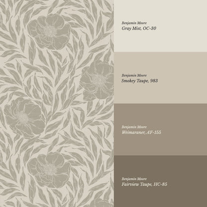 Ari Wexford Bloom Wheat Wallpaper