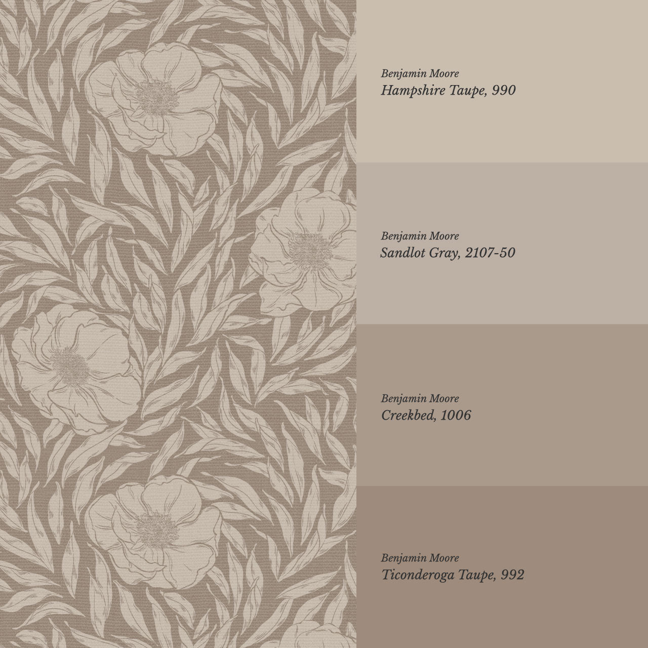 Ari Wexford Bloom Umber Wallpaper