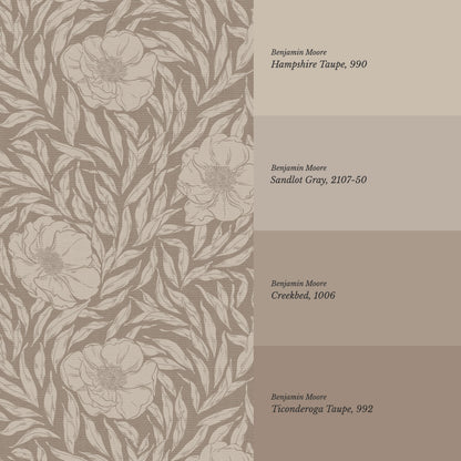 Ari Wexford Bloom Umber Wallpaper