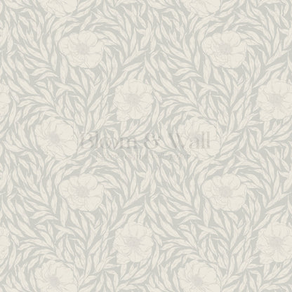 Ari Wexford Bloom Fog Gray Wallpaper