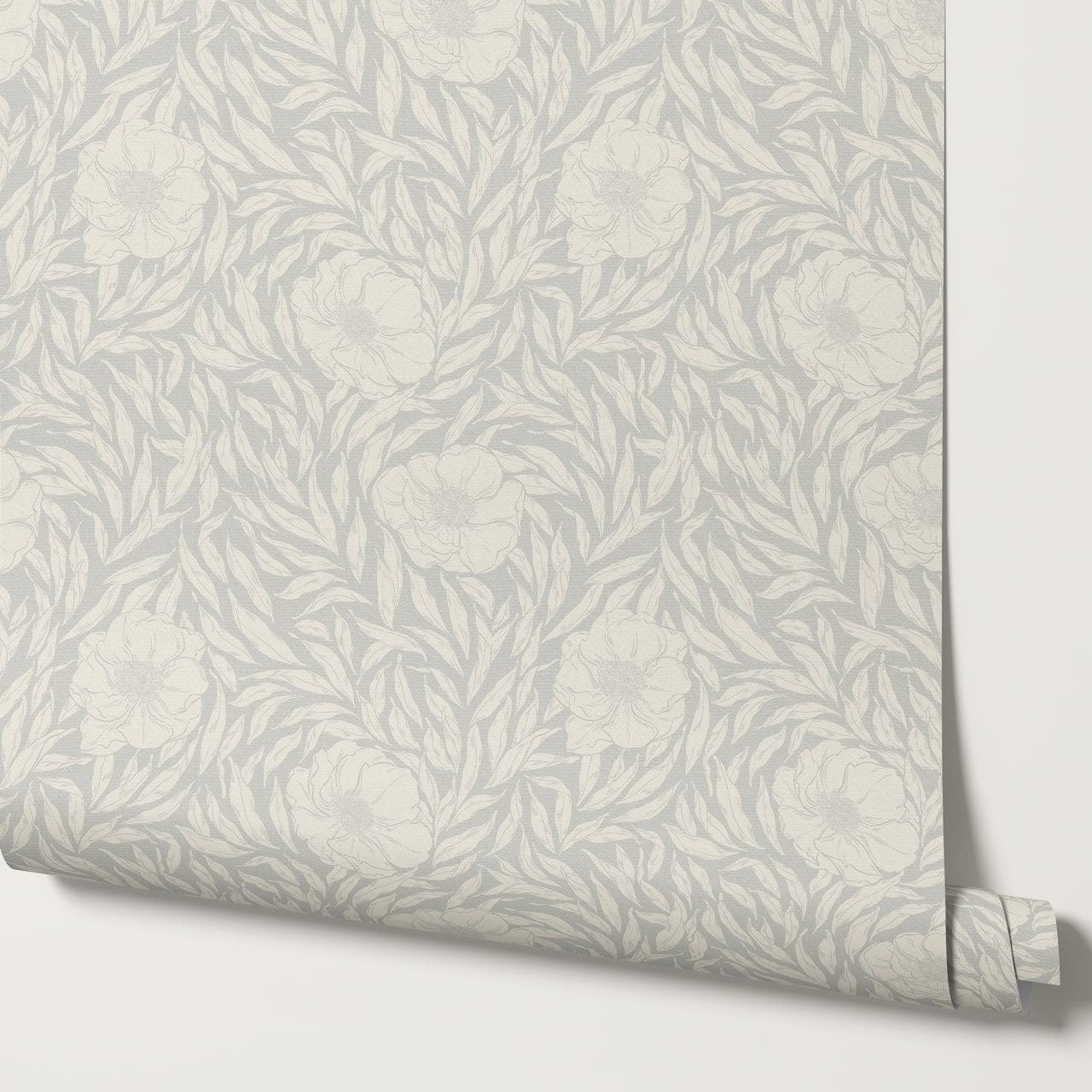 Ari Wexford Bloom Fog Gray Wallpaper