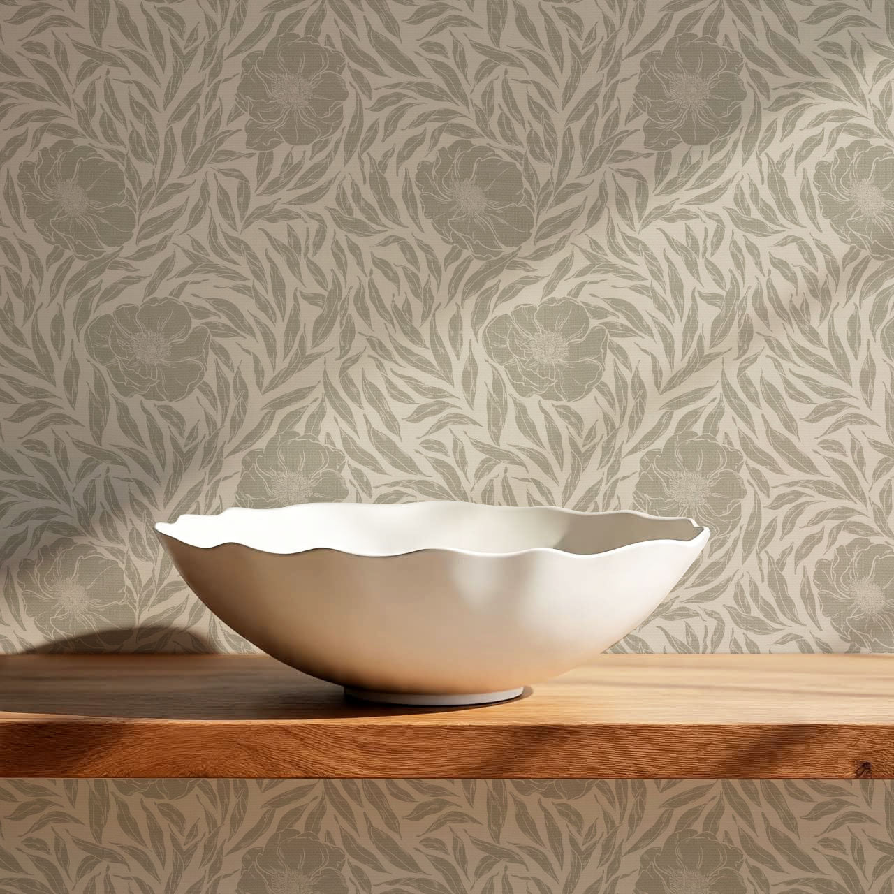 Ari Wexford Bloom Wheat Wallpaper