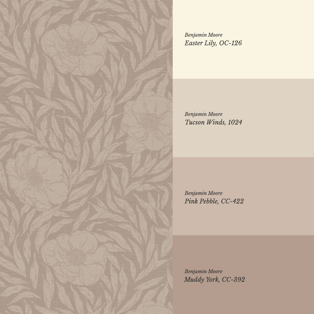 Ari Wexford Bloom Dusty Mauve Wallpaper