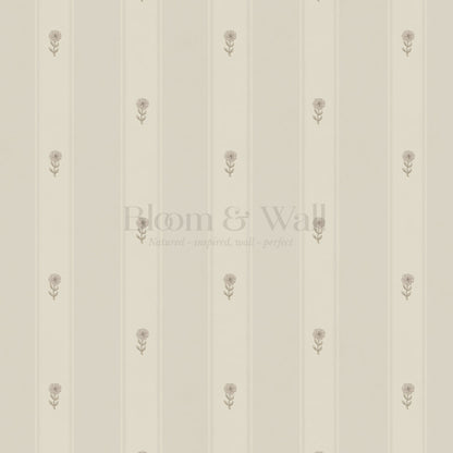 Ariana Garden Lane Neutral Stone Wallpaper