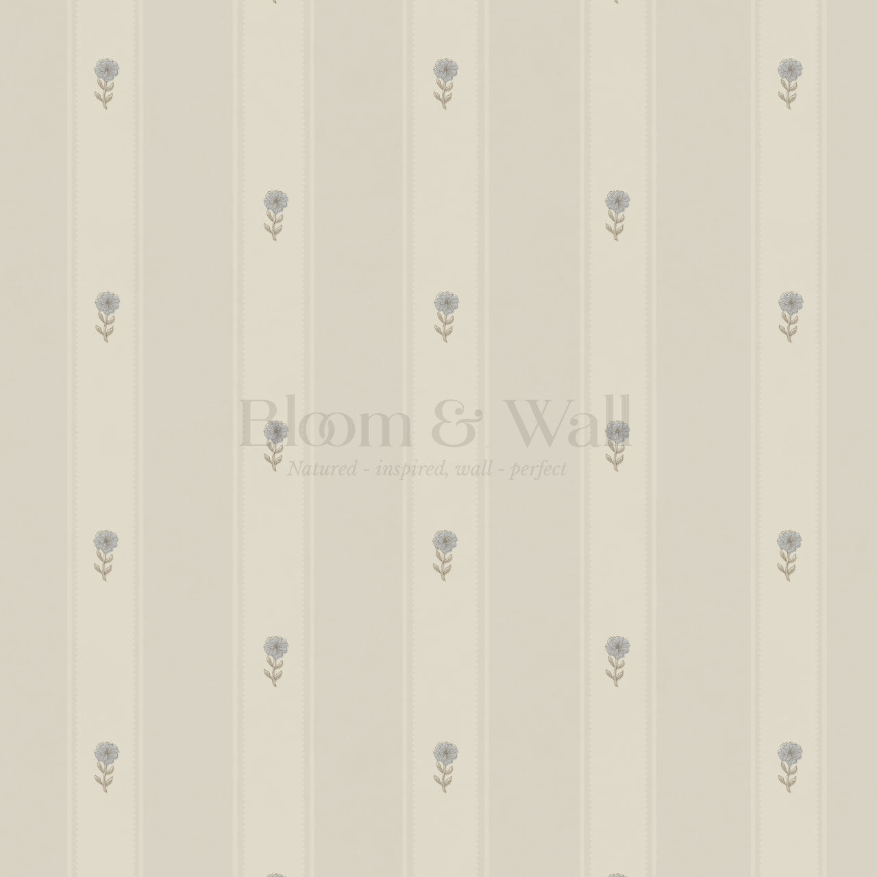 Ariana Garden Lane Pale Blue Wallpaper