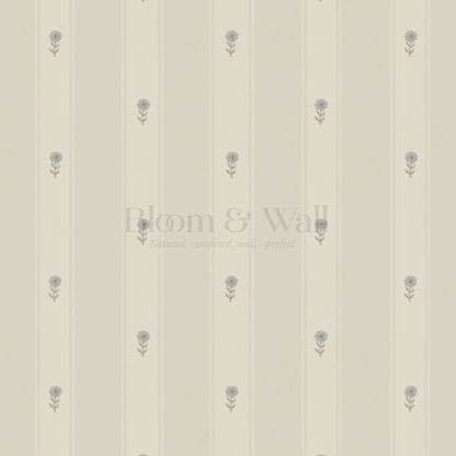Ariana Garden Lane Pale Blue Wallpaper