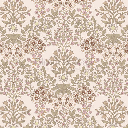 Ariella Blackthorn Vines Blush Wallpaper
