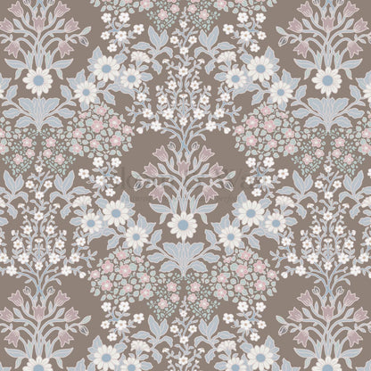 Ariella Blackthorn Vines Cocoa Wallpaper