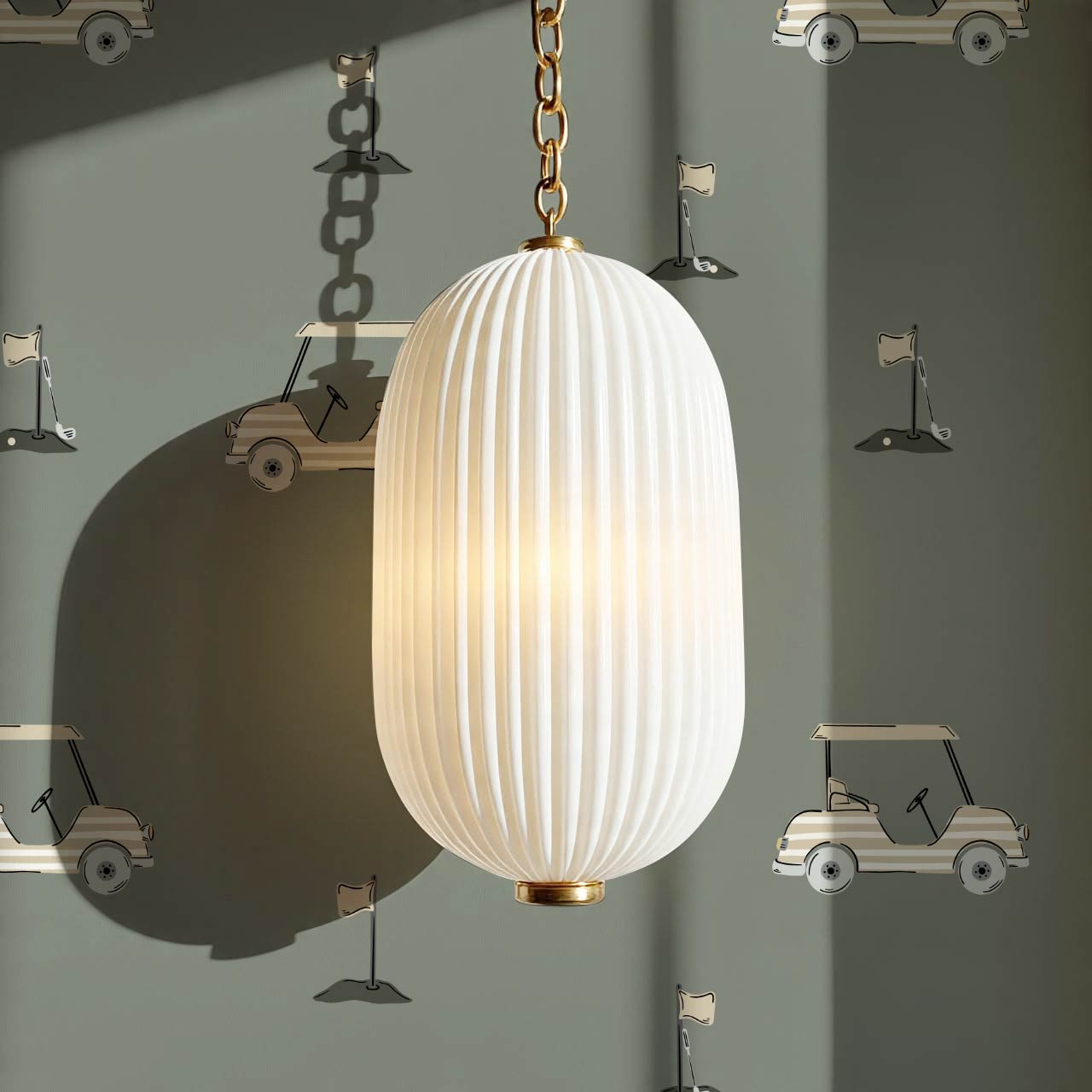 Atticus Golf Carts Olive Wallpaper