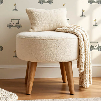 Atticus Golf Carts Cream Wallpaper