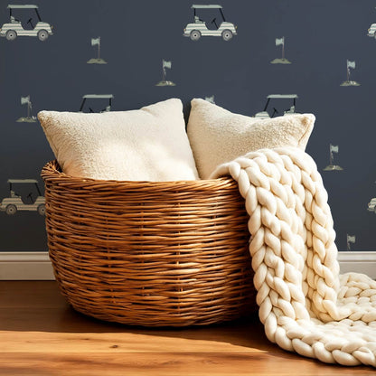 Atticus Golf Carts Blue Wallpaper