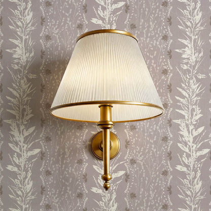 Aubree Silver Hedgerow Plum Wallpaper