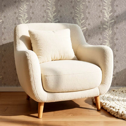 Aubree Silver Hedgerow Plum Wallpaper