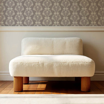 Kayla Vertical Vines Plum Wallpaper