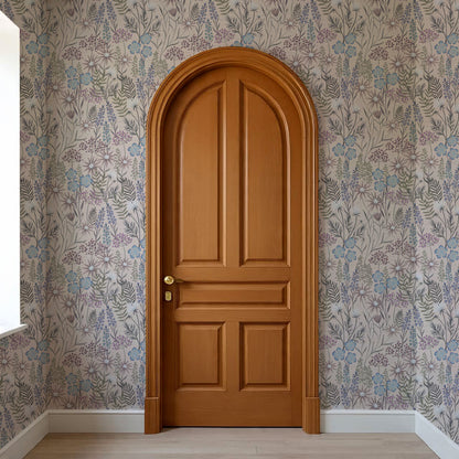 Ava Herbarium Plum Wallpaper