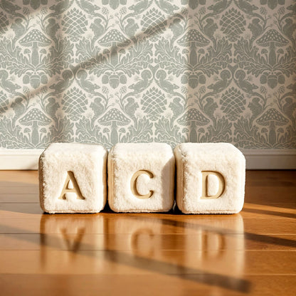 Aveline Squirrels Heaven Dove Gray Wallpaper