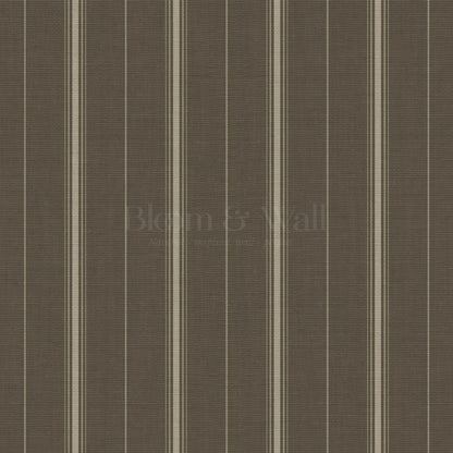 Avery Stripes Brown Wallpaper