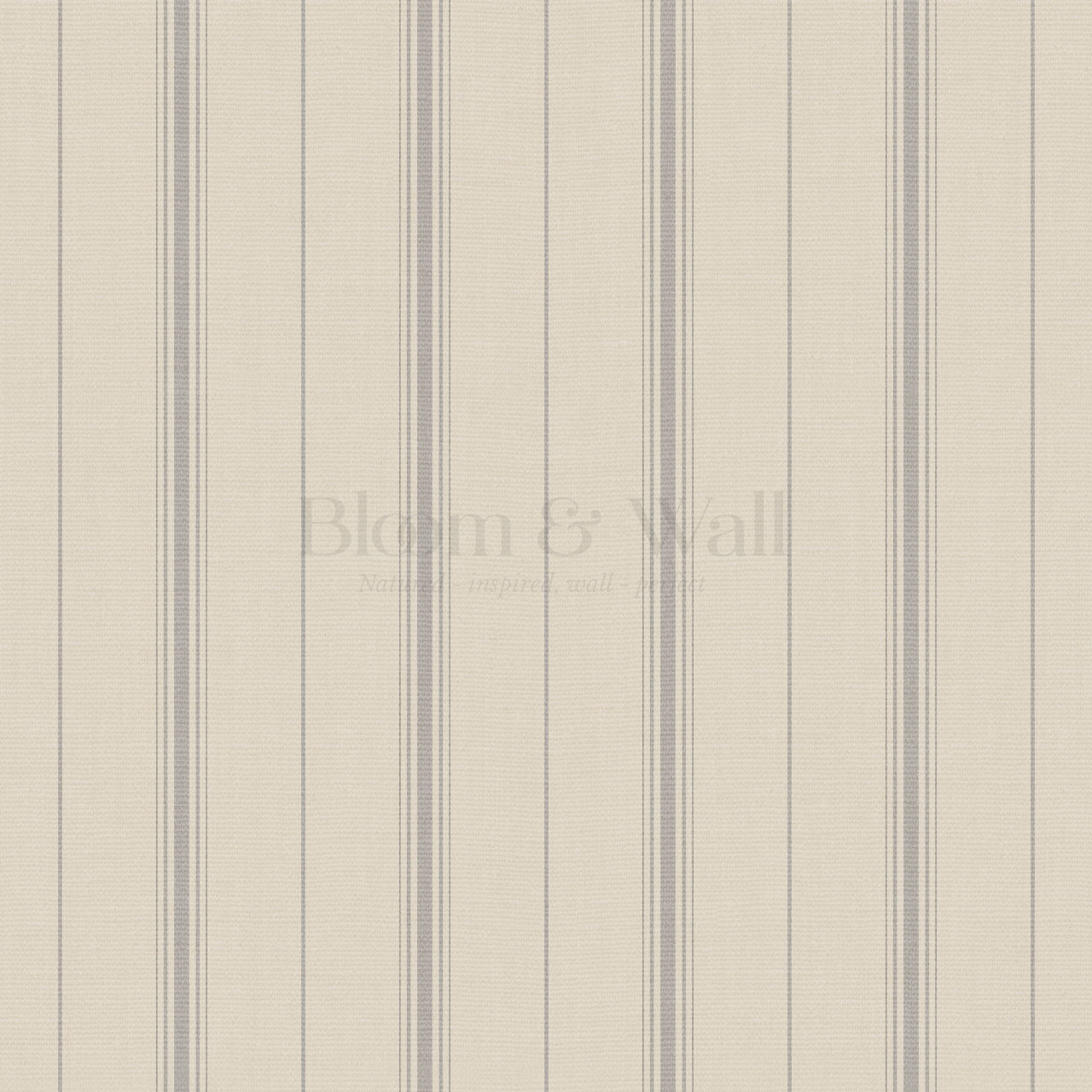 Avery Stripes Tan Dove Wallpaper