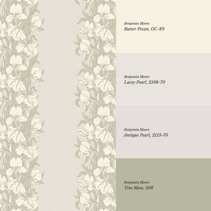 Avianna Ginger Lilies Pearl Pink Wallpaper